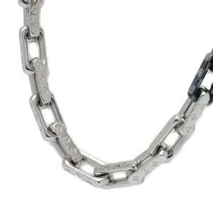 LOUIS VUITTON Black Monogram Necklace